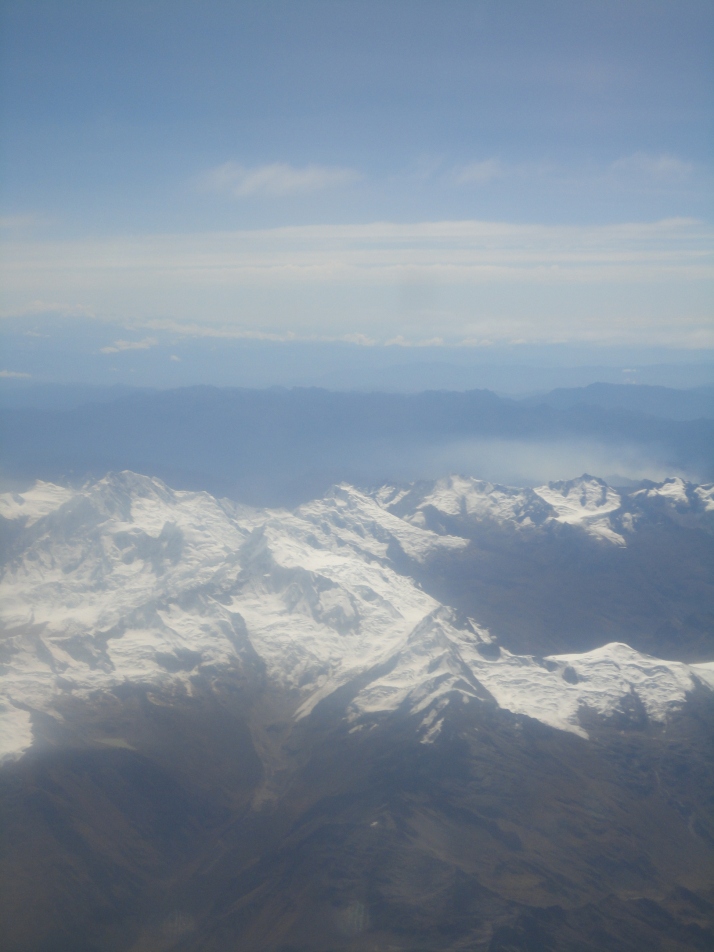 Andes with snow